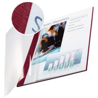 Leitz Buchbindemappe impressBIND, Soft Cover, A4, 14 mm, bordeaux