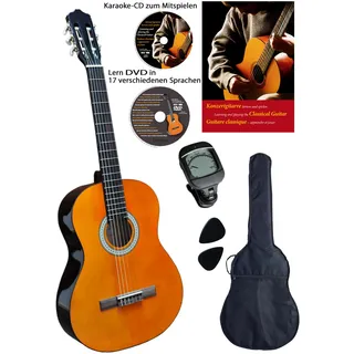 Clifton »Clifton - Konzertgitarre 4/4« orange