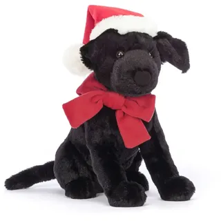 Jellycat Winter Warmer Pippa Black Labrador 22cm
