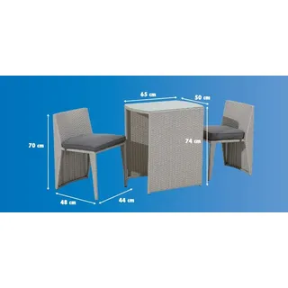 Trendline Palermo Set 5-tlg. Grau