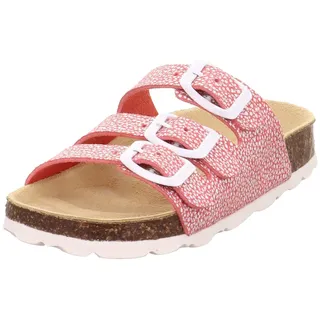 superfit Fussbettpantoffel Pink/Weiß 40