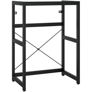 vidaXL Waschtischgestell 59 x 83 x 38 cm Schwarz