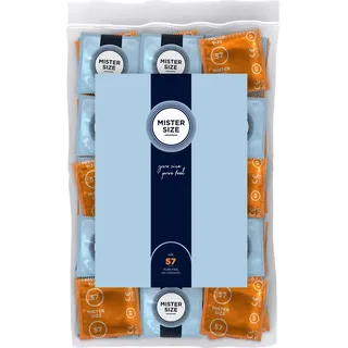 MISTER SIZE Kondome „57 mm“, transparent, hauchdünn, feucht