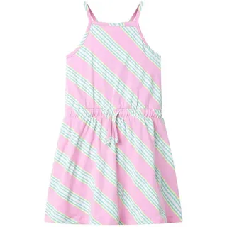 vidaXL Kinderkleid mit Kordelzug Ärmellos Rosa 104
