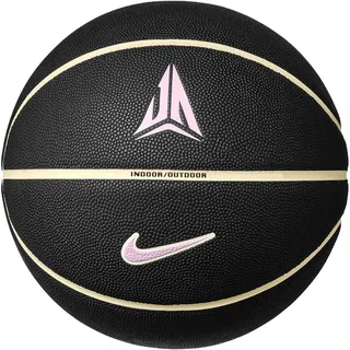 Nike All Court 8P Ja Morant – Indoor Outdoor Basketball Ball – Performance Trainings Basketball – Deflated geliefert, Black/Coconut Milk/Pink Foam/Coconut Milk, 7