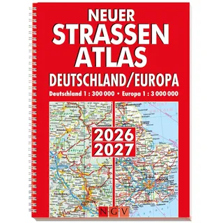Naumann & Göbel Neuer Straßenatlas Deutschland/Europa 2026/2027