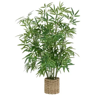 Atmosphera Créateur d'intérieur Künstliche Bambuspflanze 100 cm - Grün