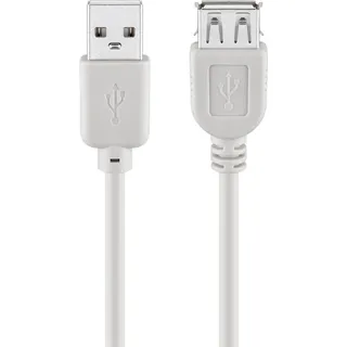 goobay USB Verl AA 500 5m USB Kabel USB A Grau