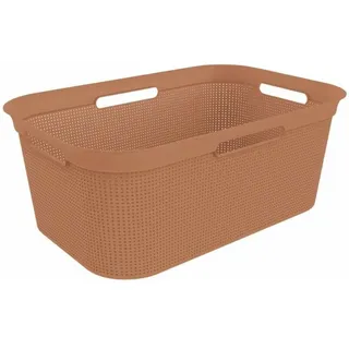 Rotho Wäschekorb Brisen 41 L Koralle Wäschebehälter