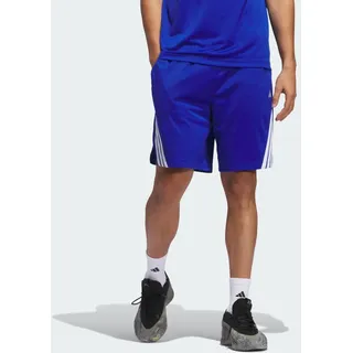 adidas Herren Legends 3-Streifen Basketball Shorts Team royal Blue/White, M 9 inch