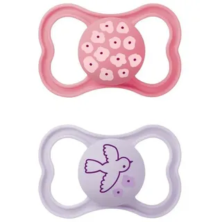 MAM Schnuller Supreme Silikon Symmetrisch Oval lila