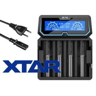 Xtar X4 – Vier-Schacht Ladegerät für Lithium Ionen und Ni/MH Akkus