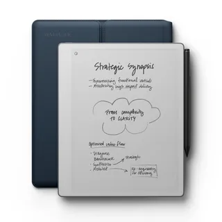 reMarkable Paper Pure – Marker Plus | Sleeve Folio E-Tinte 26,2 cm (10.3") Grau, Dunkelblau