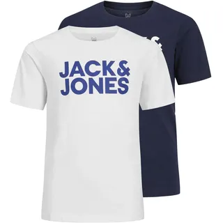 JACK & JONES Boy T-Shirt 2er-Pack Logo T-Shirt Junior
