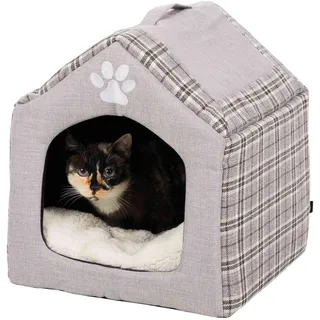 Trixie Kuschelhöhle Silas 40 x 45 x 40 cm Grau/Creme