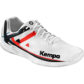 Kempa Wing 2.0 Handballschuhe Herren weiß/rot/schwarz 39