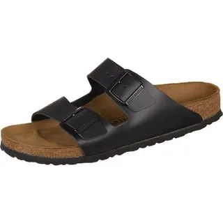 Birkenstock Arizona Naturleder schmal schwarz 44