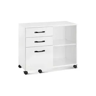 VASAGLE Aktenschrank Rollcontainer 0 x 0 x 0 cm weiß