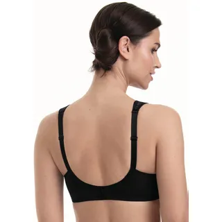 SINCE 1886 "Clara", Art 1-tlg) vorgeformte Cups, Uni, Mikrofaser schwarz, 100,