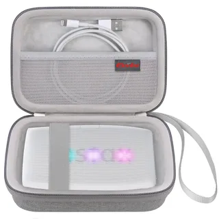 Elonbo Harte Tragetasche für Fujifilm Instax Mini Link 3/ Fujifilm Instax Mini Link 2, Fujifilm Instax Mini Link 3 Smartphone Drucker Schutzhülle, Extra Mesh Tasche passt Film Ladegerät, Grau
