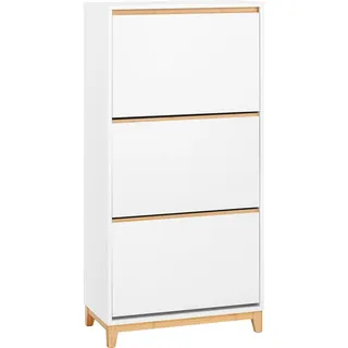 SoBuy FSR192 60 x 122 x 34 cm weiß / weiß