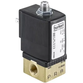 Bürkert Direktgesteuertes Ventil 125333 6014 24 V/DC Gehäusematerial Messing Dichtungsmaterial FKM