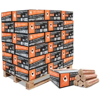 HEIZFUXX Holzbriketts, 324 kg, (Palette, 18-St)