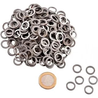 Ulfberth FRM/FWM 1kg Paket lose flache Kettenringe, gestanzt, ID8mm