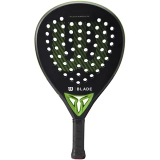 Wilson Blade Elite V2 Carbon-Glasfaser-Komposit/Eva, 365 g, Kopfgröße 510 cm2, Schwarz/Neongrün