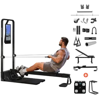 speediance Gym Monster 2|Das ultimative KI-Heimstudio. All-in-One mit Smith-Funktion & digitalem Gewicht|Family Plus - Schwarz
