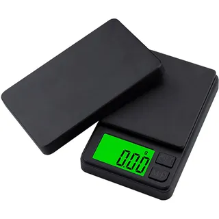 GeekerChip Feinwaage 0,01 g/1000 g,Digitale Taschenwaage mit LCD-Display