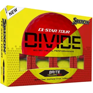 Srixon Q-Star Divide Golfbälle yellow/red