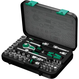 WERA 8100 SA 2 Zyklop Speed-Knarrensatz 1/4"-Antrieb, metrisch, 42-teilig