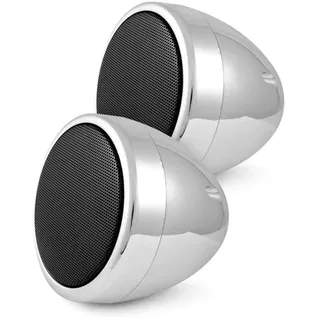 Ampire Aufbaulautsprecher QX75-CHR, 7cm, verchromt Paar