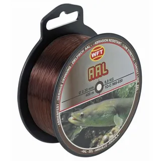 WFT Zielfisch Aal 400m 0,30mm 8kg braun - Aalschnur