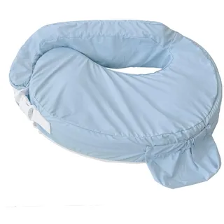 0004 - My Brest Friend & Baby wild - amerikanisches Stillkissen, original, abwaschbar Farbe: blau