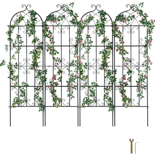 Vevor Rankhilfe für Kletterpflanzen 51 x 180 cm Schwarz