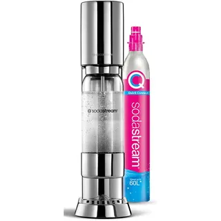 Sodastream ENSO Silber + PET-Flasche + Zylinder 
