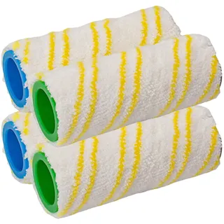 Ersatzrollen Zubehör für Kärcher FC 8 FC8 Smart Cordless Bodenreiniger Mikrofaser Rollen Staubsauger Walzen Ersatzteile (4 Stück)