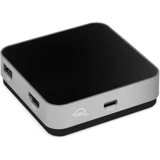 OWC USB-C Travel Dock Kabelgebunden, USB 3.2 Gen 1 (3.1 Gen 1) Type-C, Grau, Sp