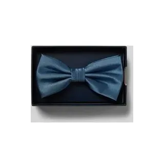 Fliege aus reiner Seide mit verstellbarer Kragenweite, Bleu, 1