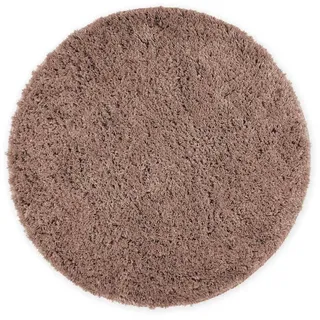 WohnDirect Runde, Hellbraun, Textil, Rund, 56x56 cm, Oeko-Tex® Standard 100, Badtextilien, Badematten