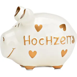 Wurm Hochzeit Sparschwein 12,5 cm