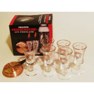 Friesengeist GP mit 6 Gläsern und Pfännchen