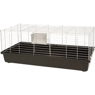 ollesch Hasenkäfig Rabbit 100 x 56 x 45 cm silber/anthrazit