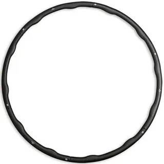 Matchu Sports Fitness Hula Hoop Reifen Gymnastikreifen 1,5 kg 100 cm Schwarz