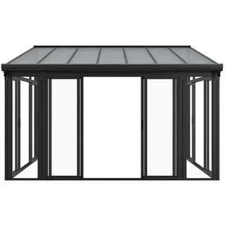 Juskys Wintergarten 428 x 312 cm 12 m2 anthrazit