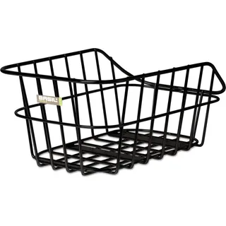 Basil Cento Hinterradkorb Aluminium schwarz