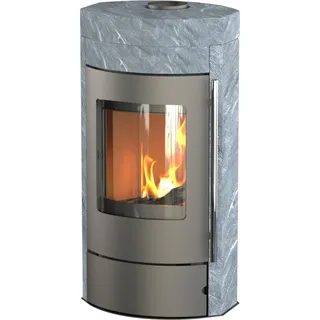 THERMIA Kaminofen Ignis Mass Naturstein grau 8 kW