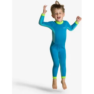 Schwimmanzug Neopren Kinder - Tiwarm blau/grün Gr. 80 - 10-12 Monate